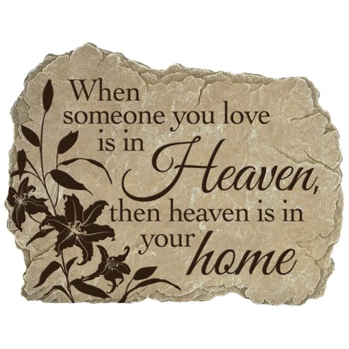 "Heaven is in Your Home" Garden Stone