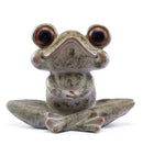 Big Eye Crossed Leg Frog Figurine