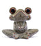 Big Eye Crossed Leg Frog Figurine