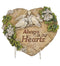 'Always in Our Hearts' Heart Shape Garden Stone