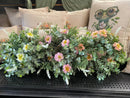 10.5" Coreopsis and Eucalyptus Mix Mini Wreath