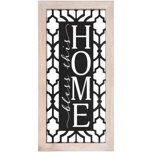 "Bless This Home" Framed Wall Décor