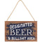 "Designated Beer" Small Hanging Sign
