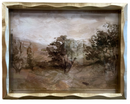 11-18" Landscape and Flower Framed Wall Art