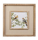 18" Birds on a Branch Framed Wall Art