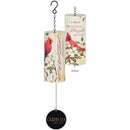 18" 'Cardinals Appear' Cylinder Wind Chime