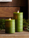 5.5" Simplux Green LED Timer Candle