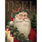 "Noel Santa" Wood Wall Décor