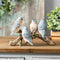11" Birds on Branch Resin Figurine