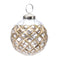 Gold Faceted Glass Ornament