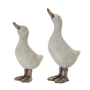 8.25-10" Woven Motif Duck Figurine