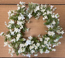 22" Blossom & Leaf Mix Wreath