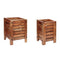 17-21" Slat Wood Planter