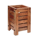 17-21" Slat Wood Planter