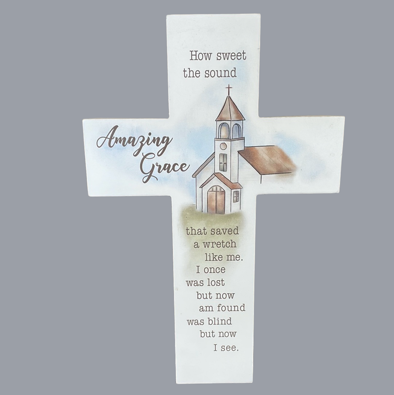 "Amazing Grace" Wall Cross