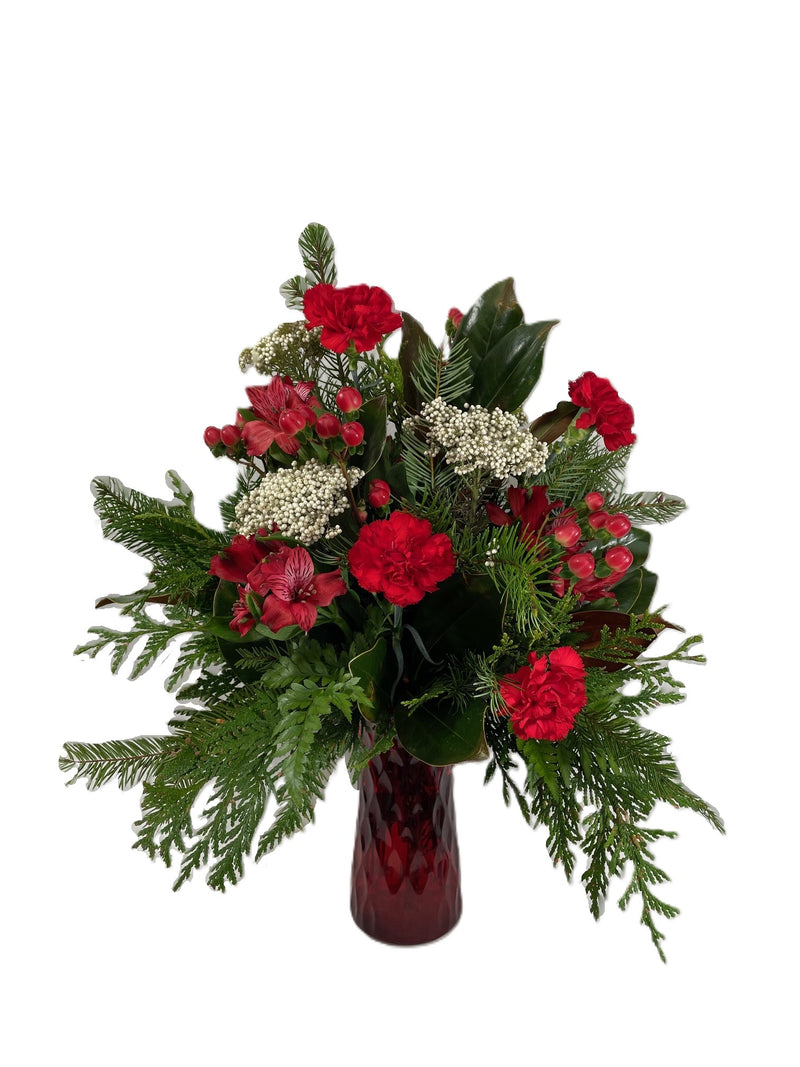 'A Berry Merry Christmas' Floral Arrangement