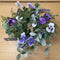 18" Pansy Blossom Mix Mini Wreath