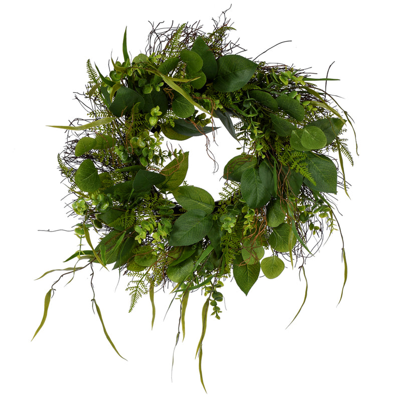 24" Mix Foliage Wreath