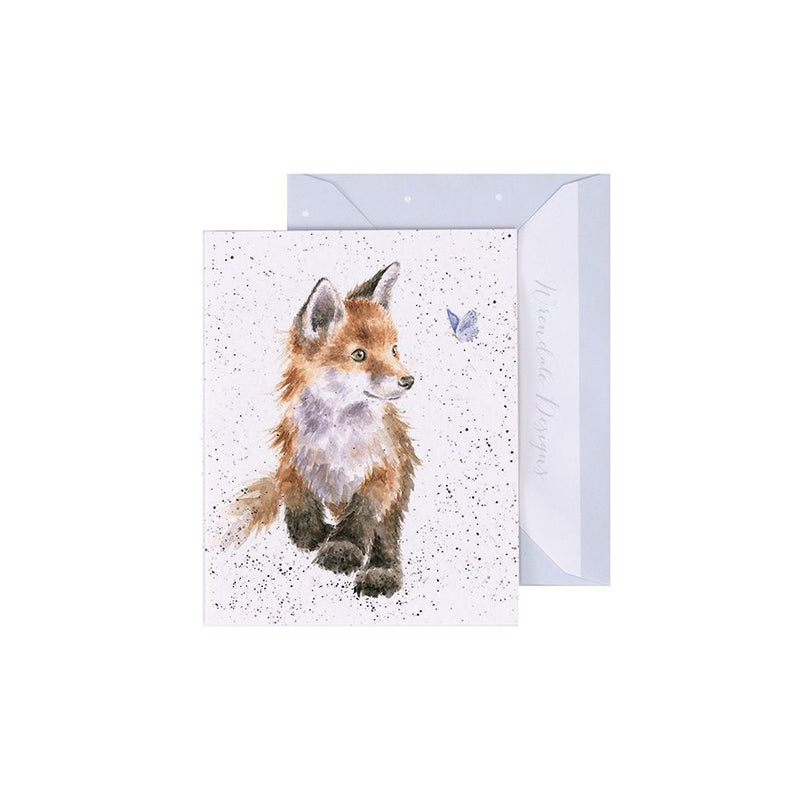 'Born to be Wild' Fox Gift Enclosure Card