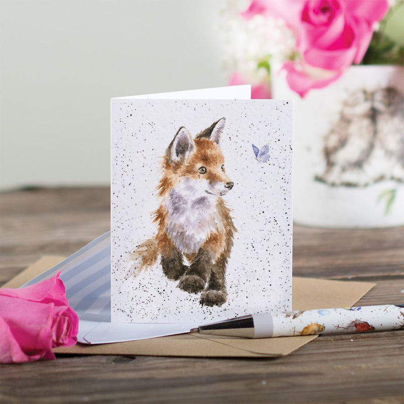 'Born to be Wild' Fox Gift Enclosure Card