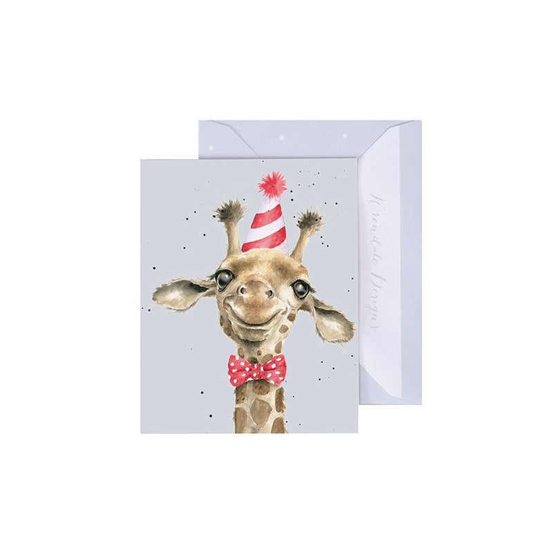 'Here for the Cake' Giraffe Gift Enclosure Card