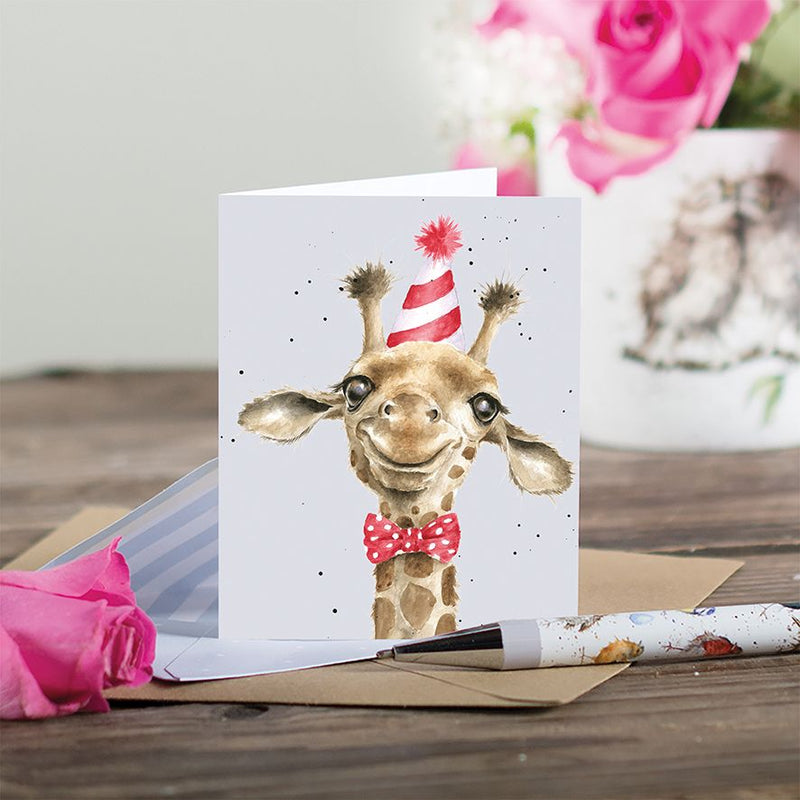 'Here for the Cake' Giraffe Gift Enclosure Card