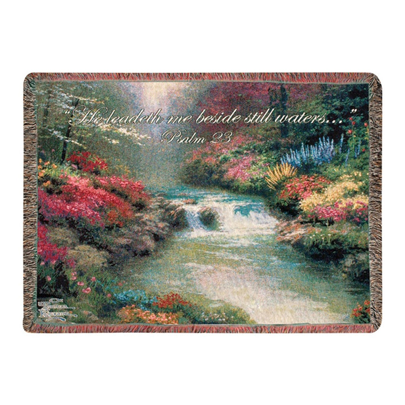 "Beside Still Waters" Tapestry Throw