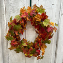 20" Maple Leaf Fall Wreath