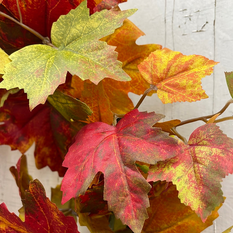 20" Maple Leaf Fall Wreath